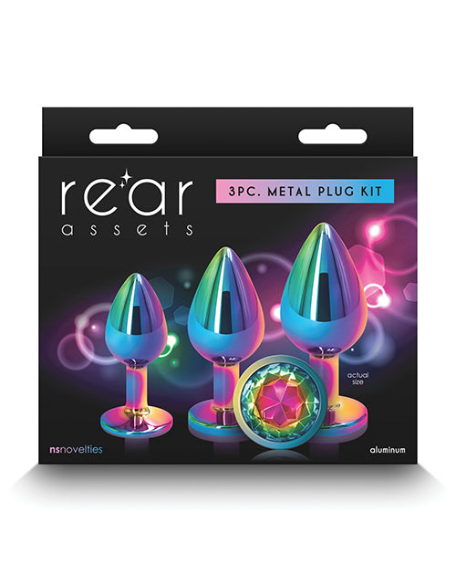 Rear Assets Rainbow Gem Anal Trainer Kit - Multi Color