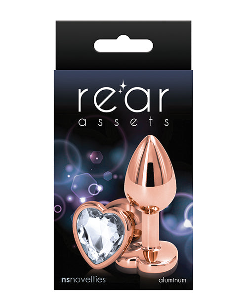 Rear Assets Rose Gold Heart Small