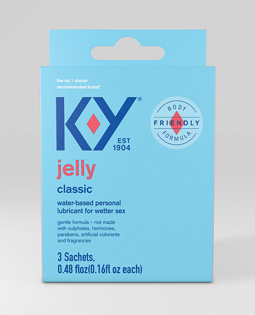 K-Y Water Based Jelly Lube - Pack of 3 Satchet