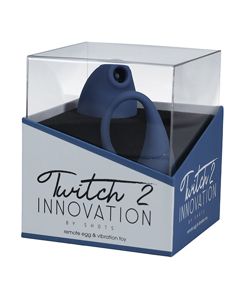 Shots Twitch 2 Vibrator W/remote Control Vibrating Egg