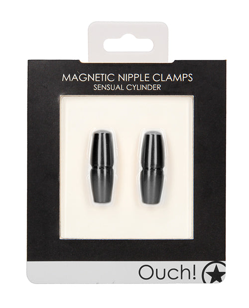 Shots Ouch Sensual Cylinder Magnetic Nipple Clamps