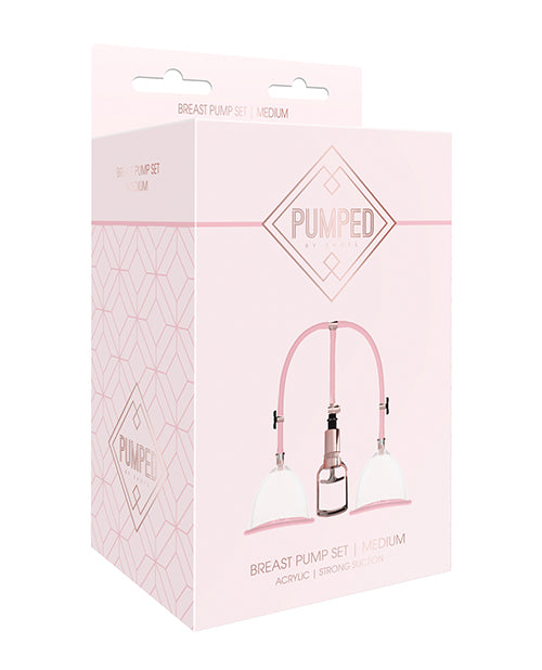 Shots Pumped Breast Pump Set - Medium Rose Gold