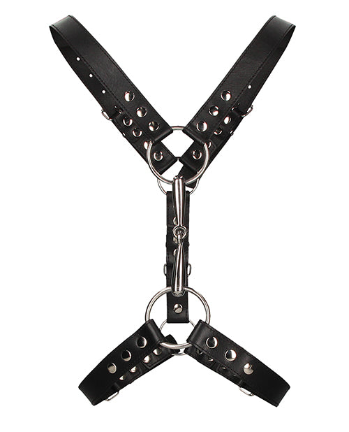 Shots Uomo Men's Harness W/metal Bit - Black