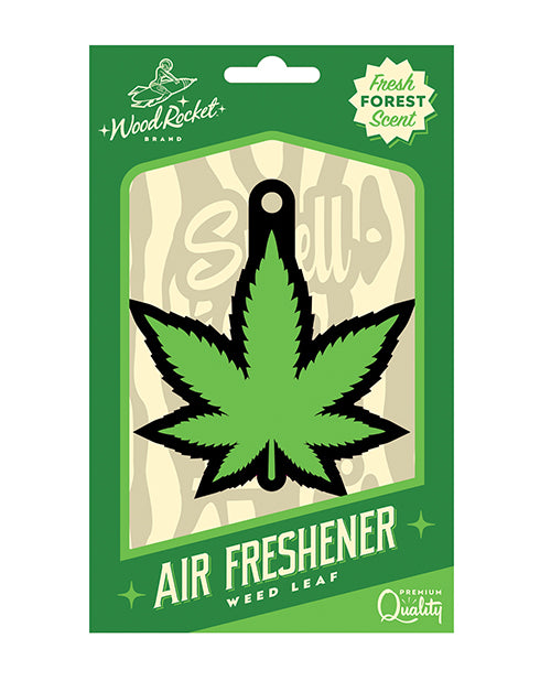 Wood Rocket Green Leaf Air Freshener - Forest