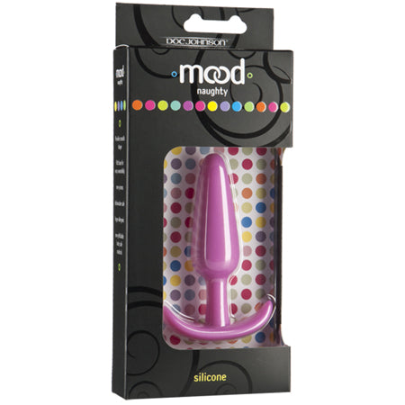 Mood - Naughty - Medium Pink Silicone Butt Plug