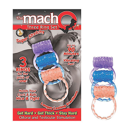 Macho Three Ring Set (Assorted)