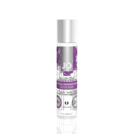 JO All-In-One Sensual Massage Glide Lavender 1 oz.