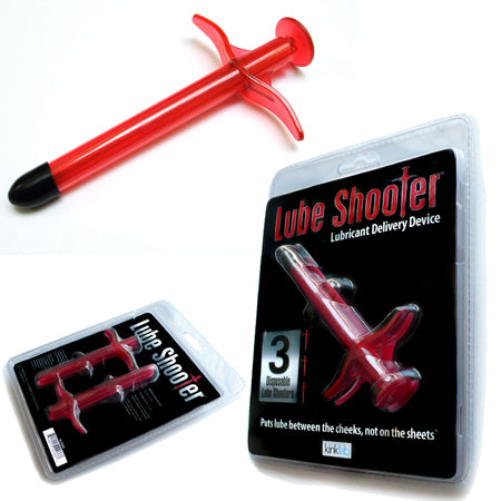 KinkLab Lube Shooter Red (3pk)