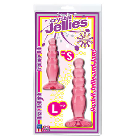 Crystal Jellies - Anal Delight Trainer Kit Pink