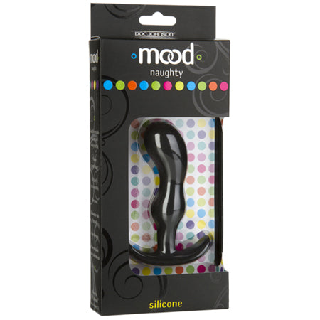 Mood - Naughty 2 - Medium Black Silicone Butt Plug