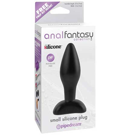 Pipedream Anal Fantasy Collection Small Silicone Plug Black