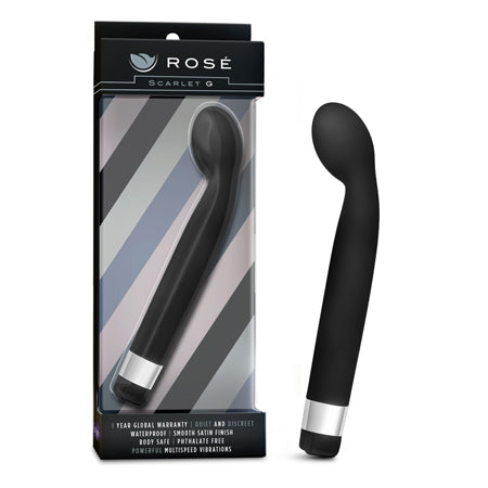 Blush Rose Scarlet G Slimline G-Spot Vibrator Black