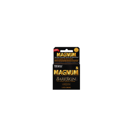 Trojan Magnum Bareskin Condoms 3pk