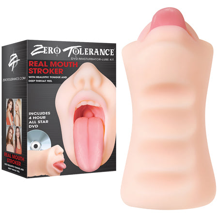 Zero Tolerance Real Mouth Stroker With DVD