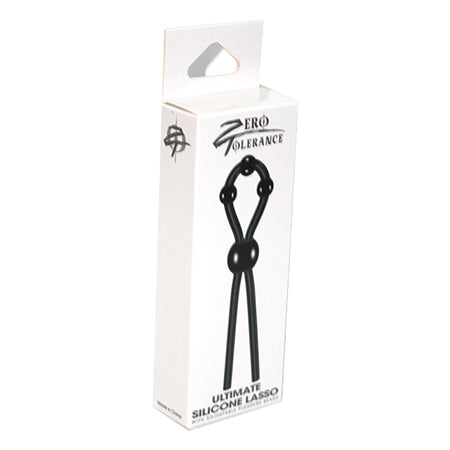 Zero Tolerance Ultimate Silicone Lasso Adjustable Cockring Black