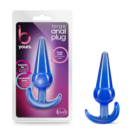 Blush B Yours Anal Plug Large Blue