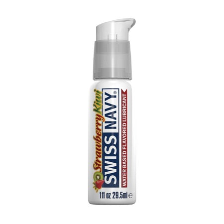 Swiss Navy Strawberry Kiwi Water-Based Flavored Lubricant 1 oz.