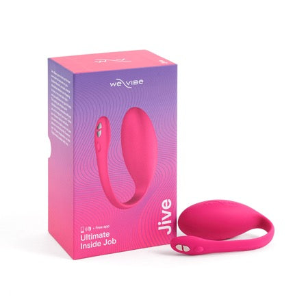 We-Vibe Jive Rechargeable Silicone Wearable Bluetooth Egg Vibrator Electric Pink