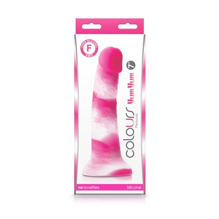 Colours Pleasures Yum Yum 7 in. Dildo Pink