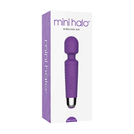 Mini Halo Wireless Wand 20X Silicone Amethyst