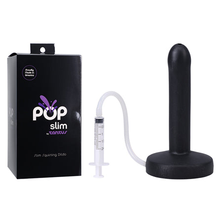 Tantus POP Slim Squirting Dildo Midnight