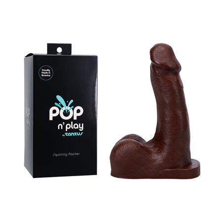 Tantus POP n' Play Squirting Packer Espresso