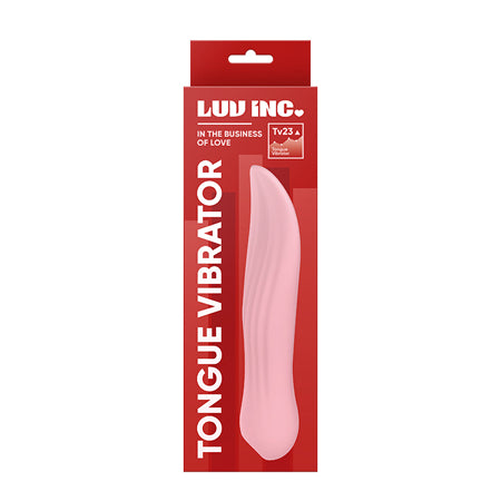 Luv Inc Tv23 Tongue Vibrator Rechargeable Silicone Pink