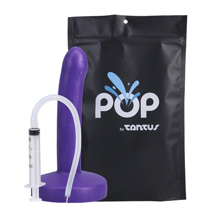 Tantus POP Slim Squirting Dildo Indiglow (Bag)