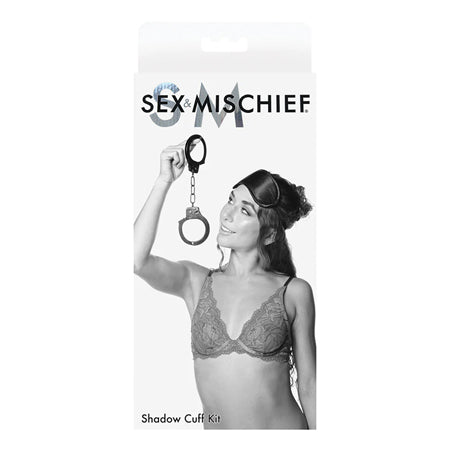 Sportsheets Sex & Mischief Shadow Adjustable Cuff Kit Black