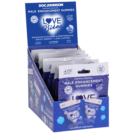 Love Bites Male Enhancement Gummies 2-Pack 12-Piece Display