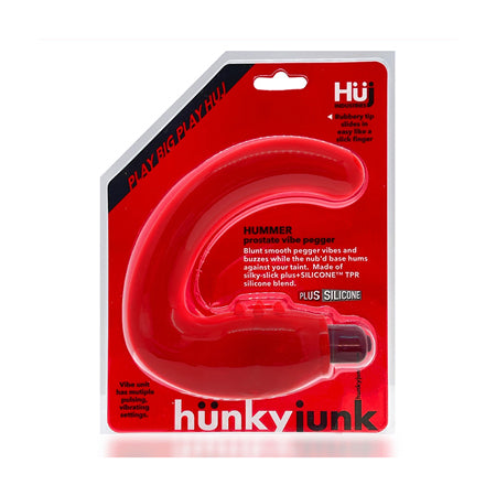 Hunkyjunk Hummer Vibe Prostate Pegger Neon Pink