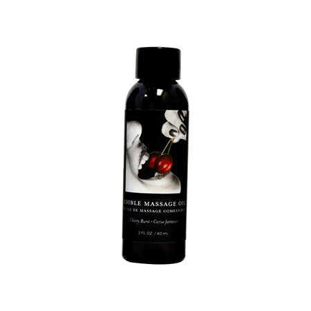 Earthly Body Edible Massage Lotion Cherry 2 oz.