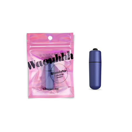 Love to Love Waouhhh 7 Mode Bullet Vibrator Midnight Indigo