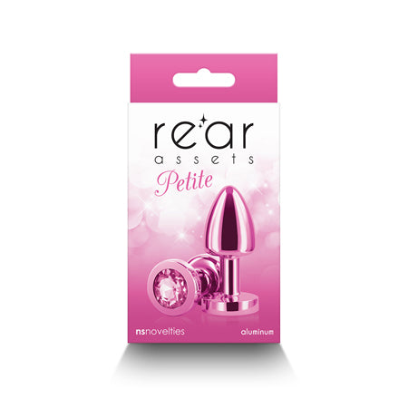 Rear Assets Petite Metal Anal Plug Pink