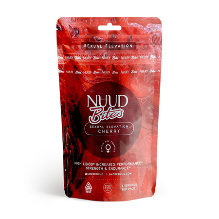 NUUD BITES Female Aphrodisiac Gummies Cherry