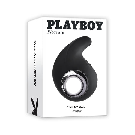 Playboy Ring My Bell Rechargeable Silicone Tapping Vibrator Black